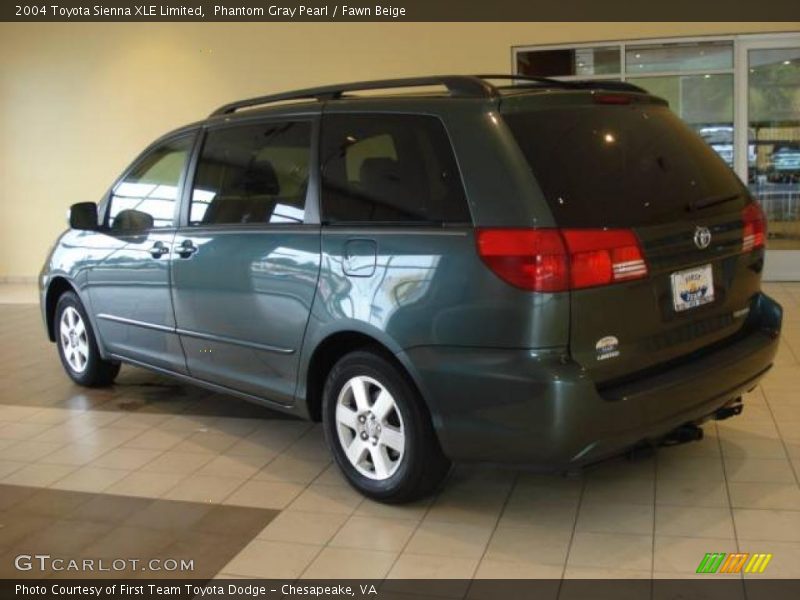 Phantom Gray Pearl / Fawn Beige 2004 Toyota Sienna XLE Limited