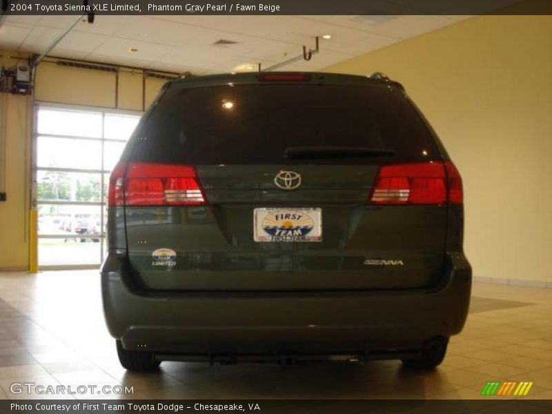 Phantom Gray Pearl / Fawn Beige 2004 Toyota Sienna XLE Limited