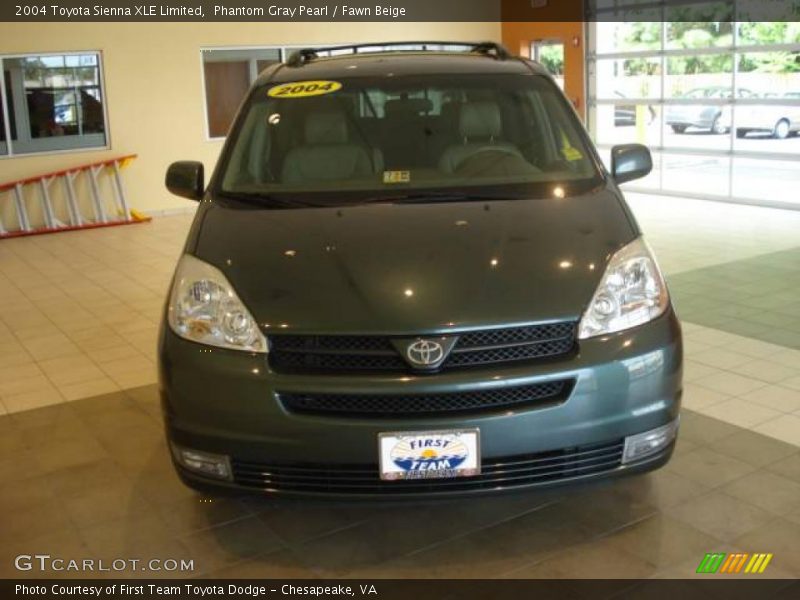 Phantom Gray Pearl / Fawn Beige 2004 Toyota Sienna XLE Limited