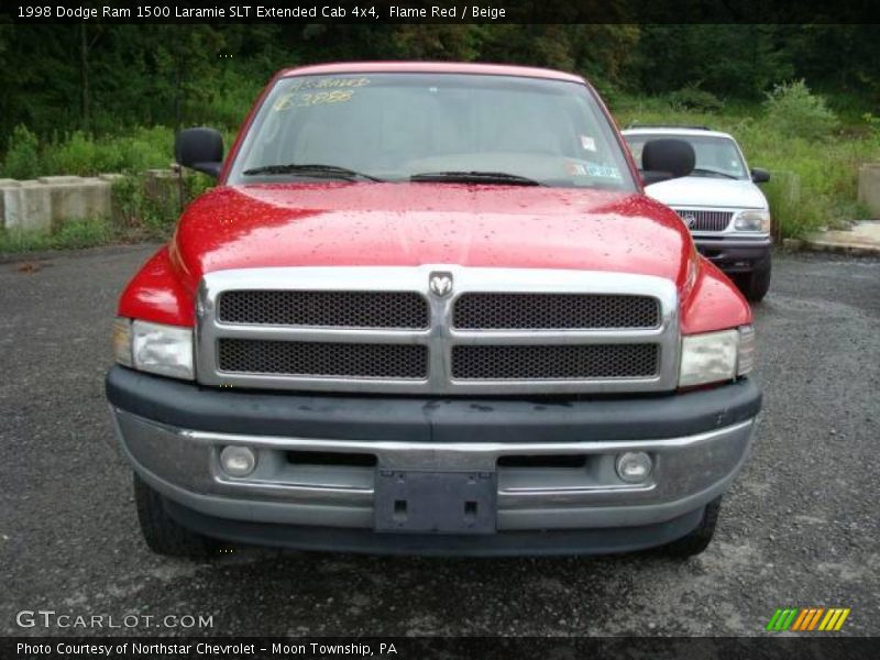 Flame Red / Beige 1998 Dodge Ram 1500 Laramie SLT Extended Cab 4x4