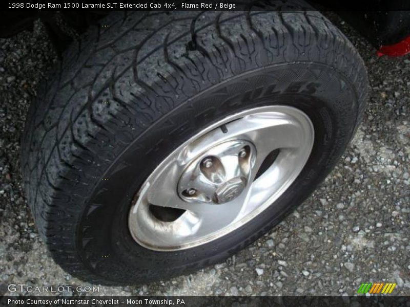 Flame Red / Beige 1998 Dodge Ram 1500 Laramie SLT Extended Cab 4x4