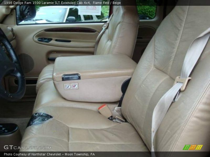 Flame Red / Beige 1998 Dodge Ram 1500 Laramie SLT Extended Cab 4x4
