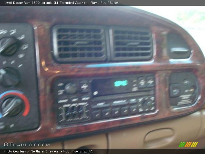 Flame Red / Beige 1998 Dodge Ram 1500 Laramie SLT Extended Cab 4x4