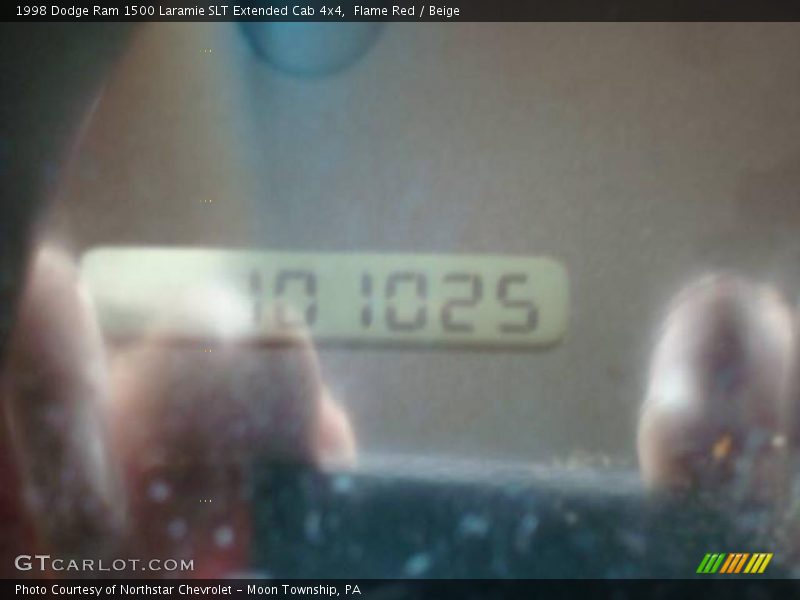Flame Red / Beige 1998 Dodge Ram 1500 Laramie SLT Extended Cab 4x4
