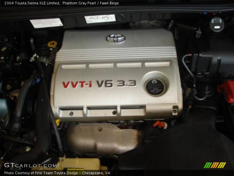 Phantom Gray Pearl / Fawn Beige 2004 Toyota Sienna XLE Limited