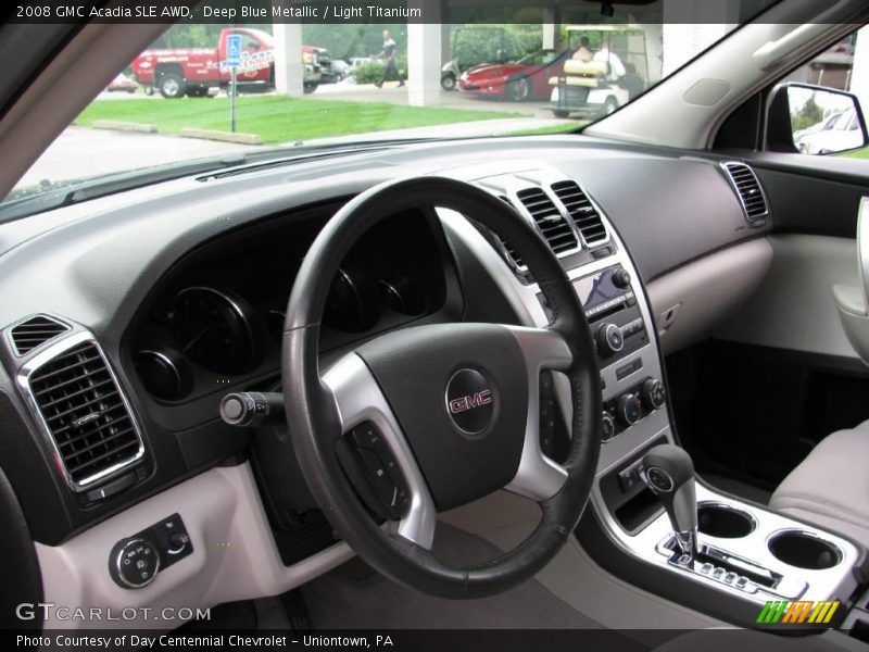 Deep Blue Metallic / Light Titanium 2008 GMC Acadia SLE AWD