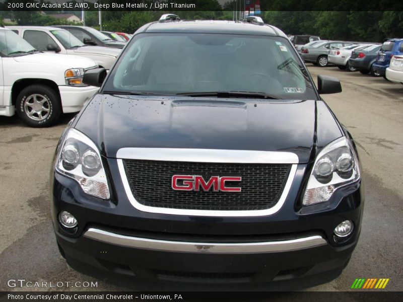 Deep Blue Metallic / Light Titanium 2008 GMC Acadia SLE AWD