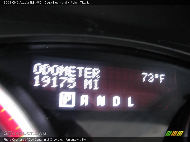Deep Blue Metallic / Light Titanium 2008 GMC Acadia SLE AWD