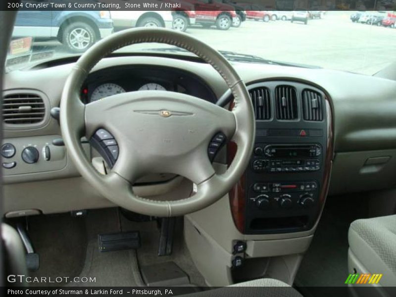 Stone White / Khaki 2004 Chrysler Town & Country Touring