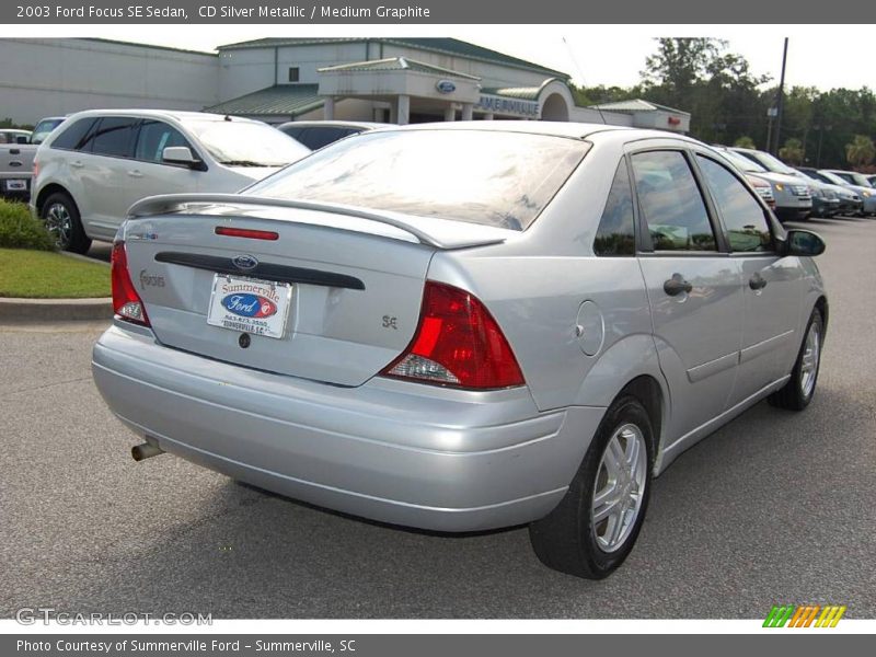 CD Silver Metallic / Medium Graphite 2003 Ford Focus SE Sedan