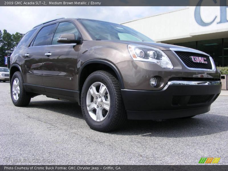 Medium Brown Metallic / Ebony 2009 GMC Acadia SLT-2