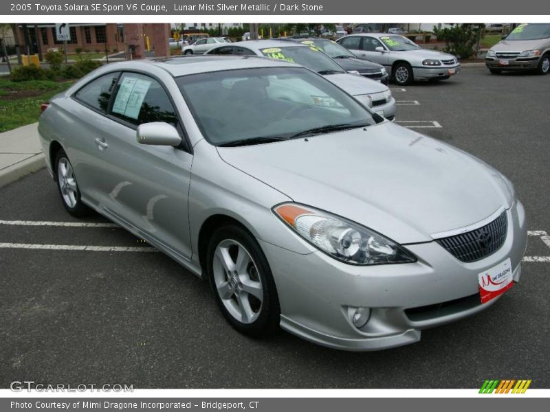 Lunar Mist Silver Metallic / Dark Stone 2005 Toyota Solara SE Sport V6 Coupe