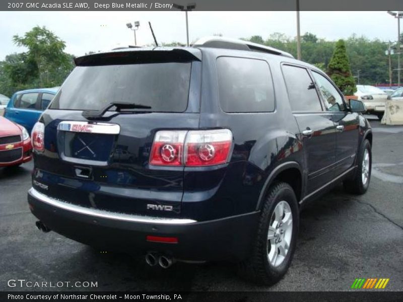 Deep Blue Metallic / Ebony 2007 GMC Acadia SLE AWD