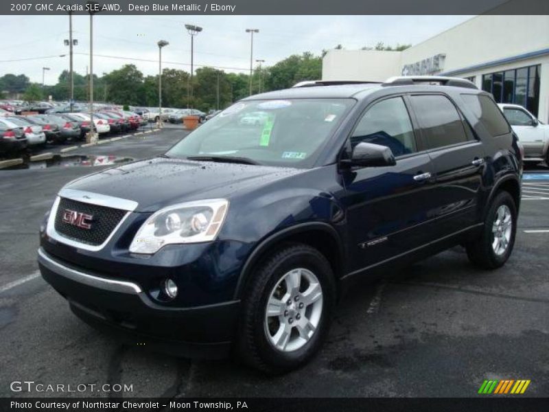 Deep Blue Metallic / Ebony 2007 GMC Acadia SLE AWD