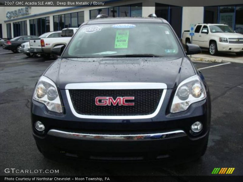 Deep Blue Metallic / Ebony 2007 GMC Acadia SLE AWD