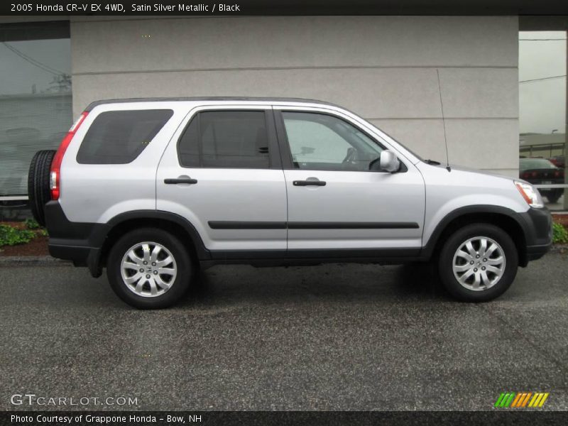 Satin Silver Metallic / Black 2005 Honda CR-V EX 4WD