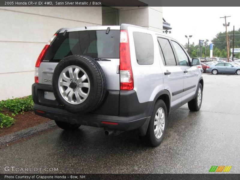 Satin Silver Metallic / Black 2005 Honda CR-V EX 4WD