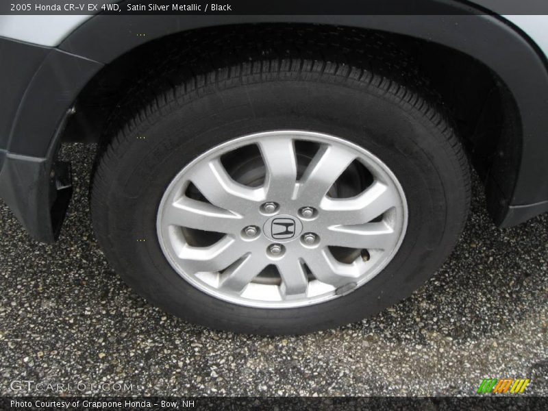 Satin Silver Metallic / Black 2005 Honda CR-V EX 4WD