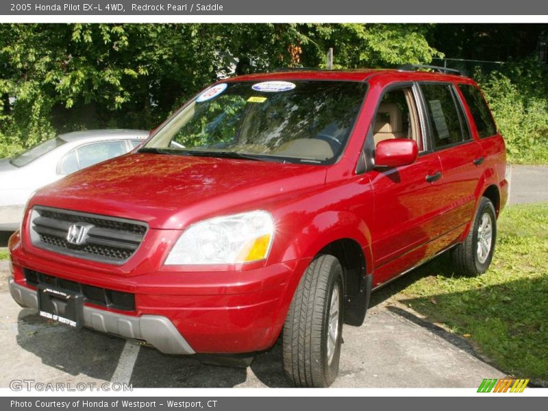 Redrock Pearl / Saddle 2005 Honda Pilot EX-L 4WD