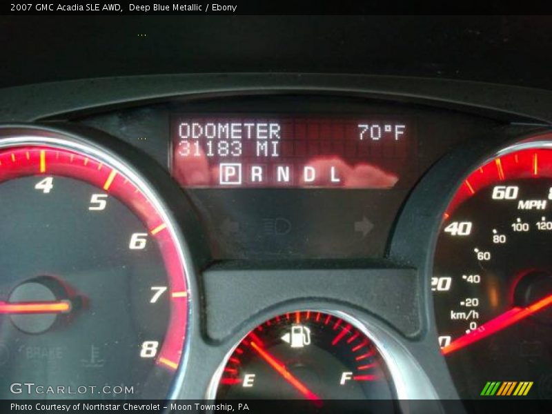 Deep Blue Metallic / Ebony 2007 GMC Acadia SLE AWD