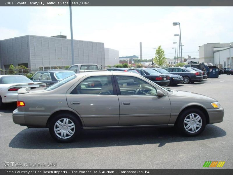 Antique Sage Pearl / Oak 2001 Toyota Camry LE