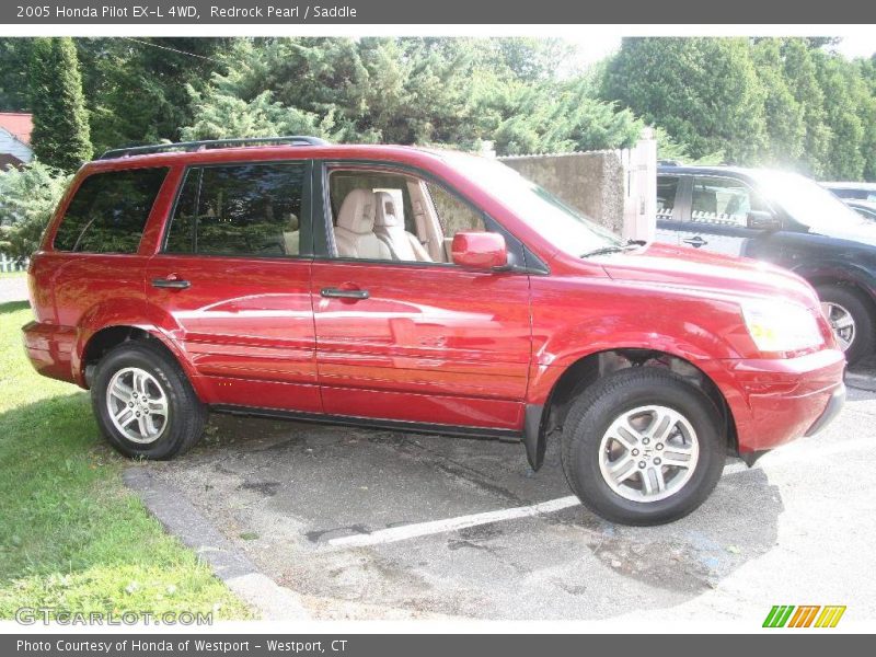 Redrock Pearl / Saddle 2005 Honda Pilot EX-L 4WD