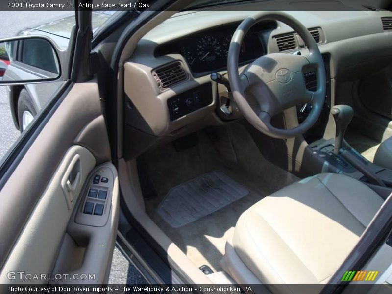 Antique Sage Pearl / Oak 2001 Toyota Camry LE