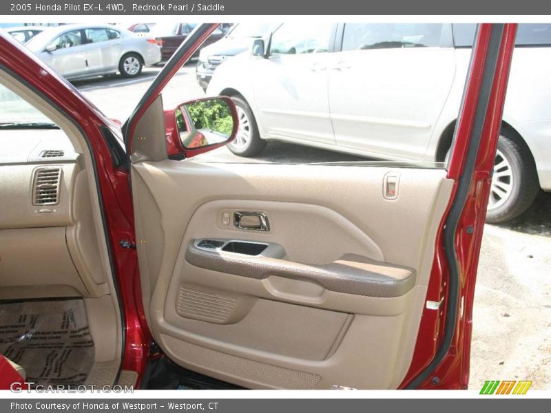 Redrock Pearl / Saddle 2005 Honda Pilot EX-L 4WD