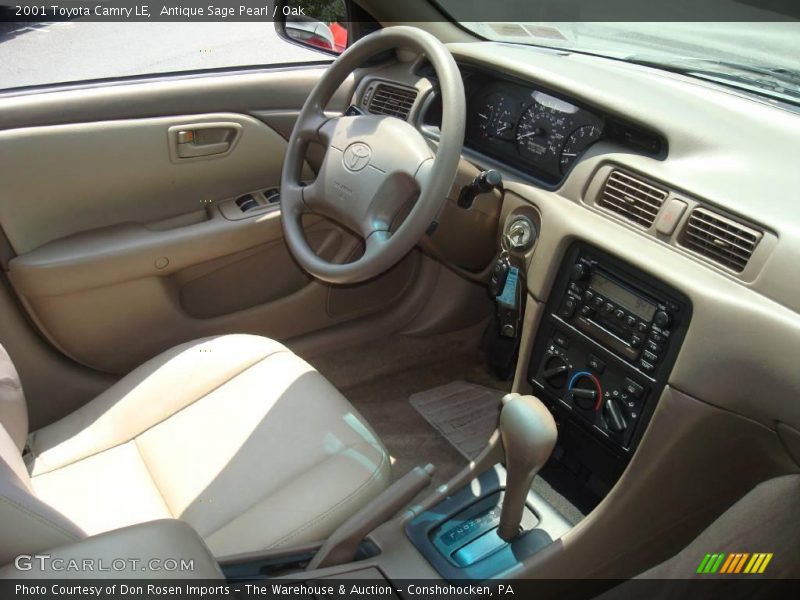 Antique Sage Pearl / Oak 2001 Toyota Camry LE