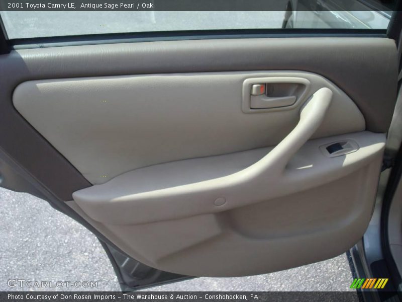 Antique Sage Pearl / Oak 2001 Toyota Camry LE