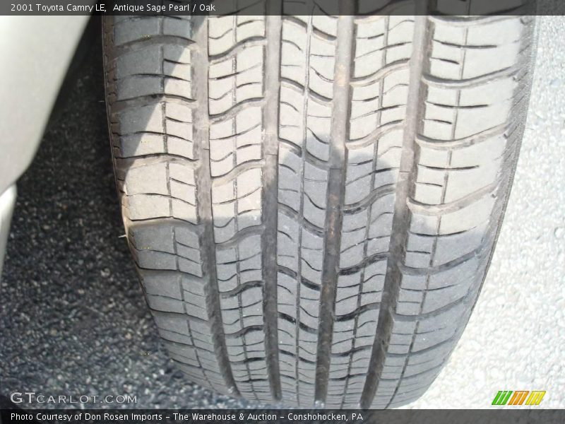 Antique Sage Pearl / Oak 2001 Toyota Camry LE