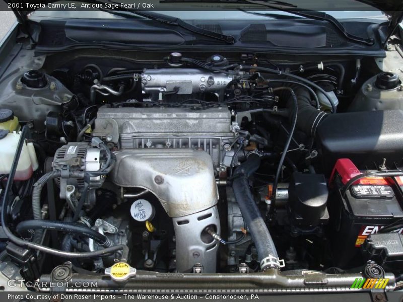 Antique Sage Pearl / Oak 2001 Toyota Camry LE
