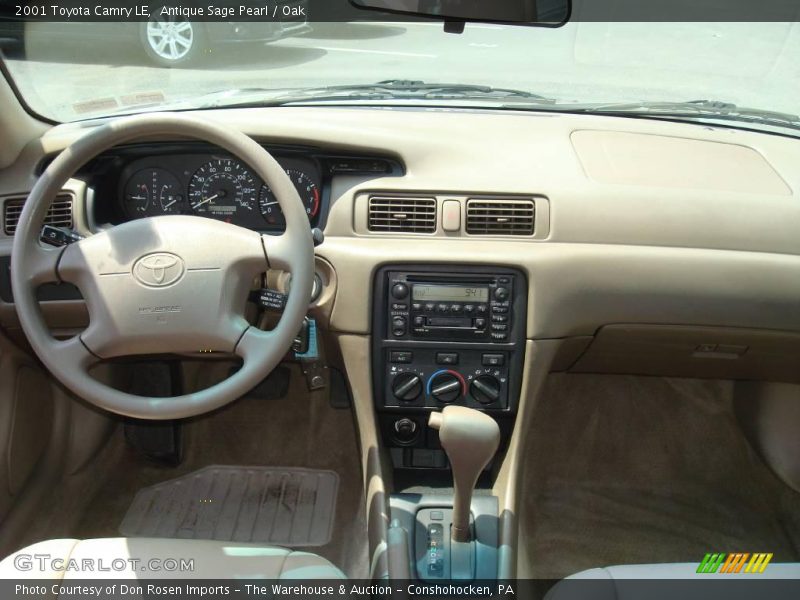 Antique Sage Pearl / Oak 2001 Toyota Camry LE