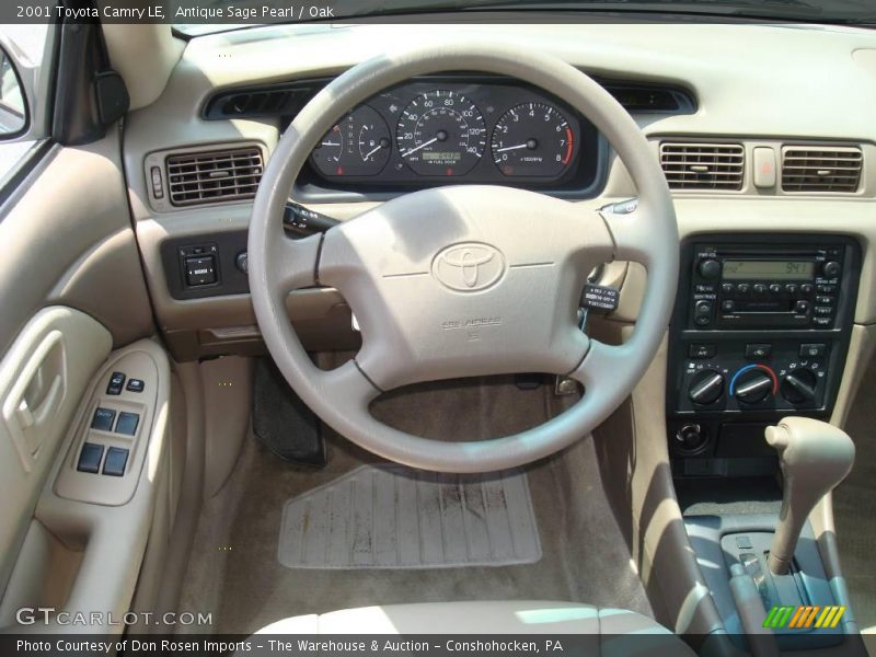 Antique Sage Pearl / Oak 2001 Toyota Camry LE