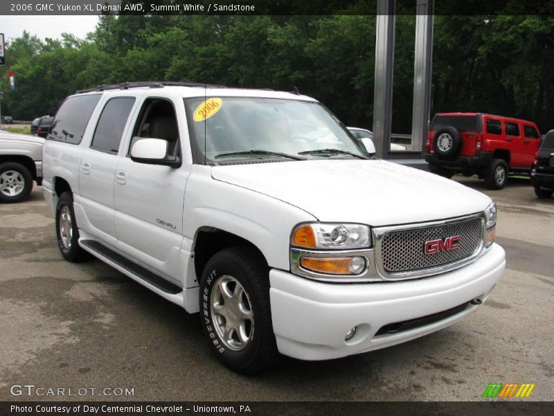 Summit White / Sandstone 2006 GMC Yukon XL Denali AWD