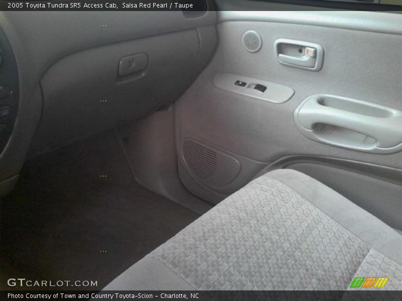 Salsa Red Pearl / Taupe 2005 Toyota Tundra SR5 Access Cab
