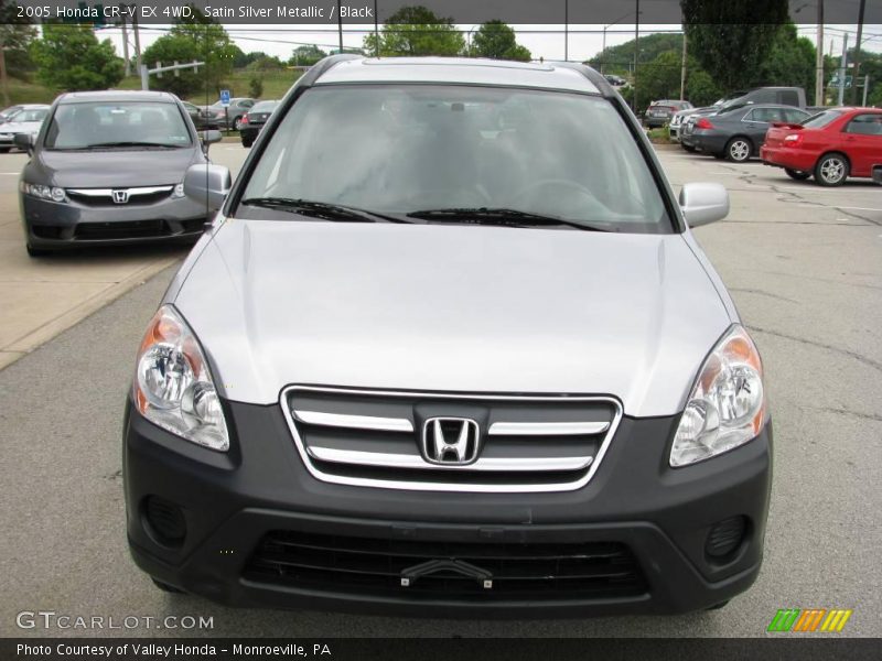 Satin Silver Metallic / Black 2005 Honda CR-V EX 4WD