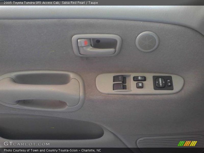 Salsa Red Pearl / Taupe 2005 Toyota Tundra SR5 Access Cab