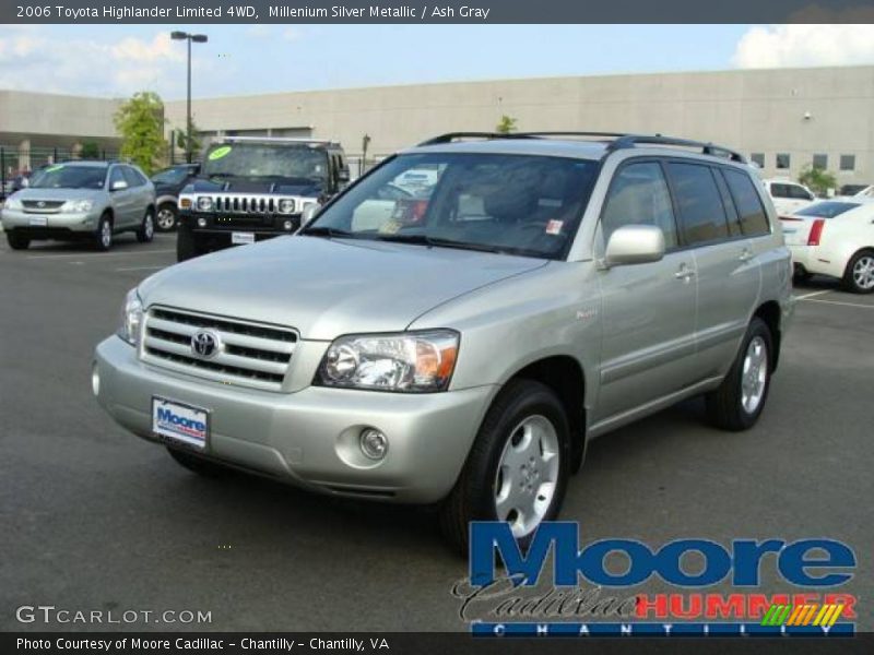 Millenium Silver Metallic / Ash Gray 2006 Toyota Highlander Limited 4WD