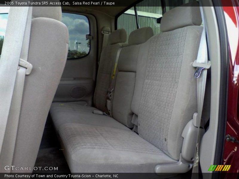 Salsa Red Pearl / Taupe 2005 Toyota Tundra SR5 Access Cab