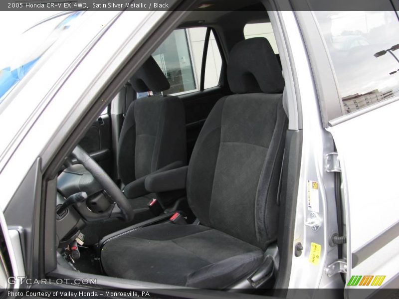 Satin Silver Metallic / Black 2005 Honda CR-V EX 4WD