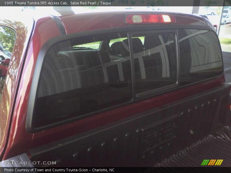 Salsa Red Pearl / Taupe 2005 Toyota Tundra SR5 Access Cab