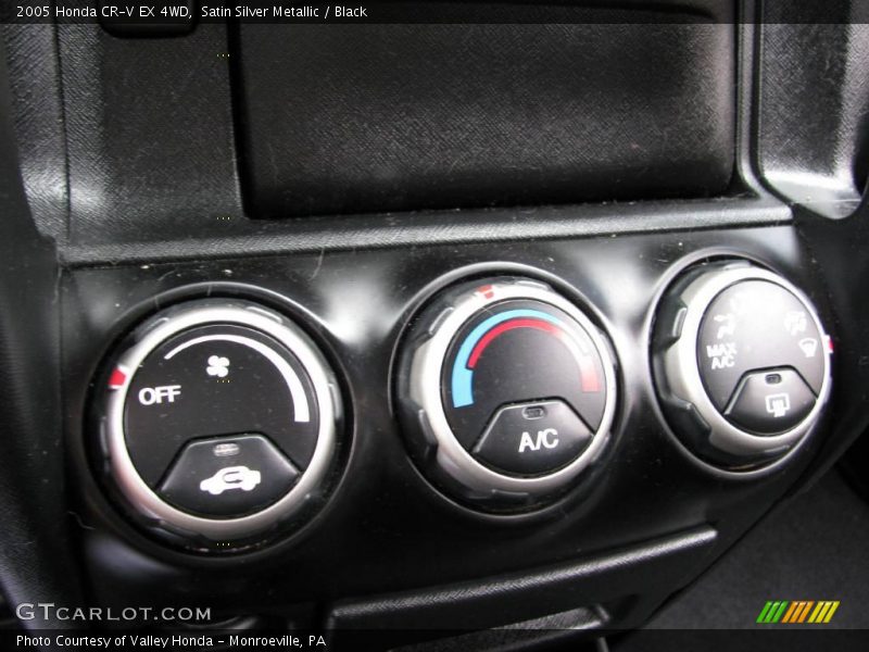 Satin Silver Metallic / Black 2005 Honda CR-V EX 4WD