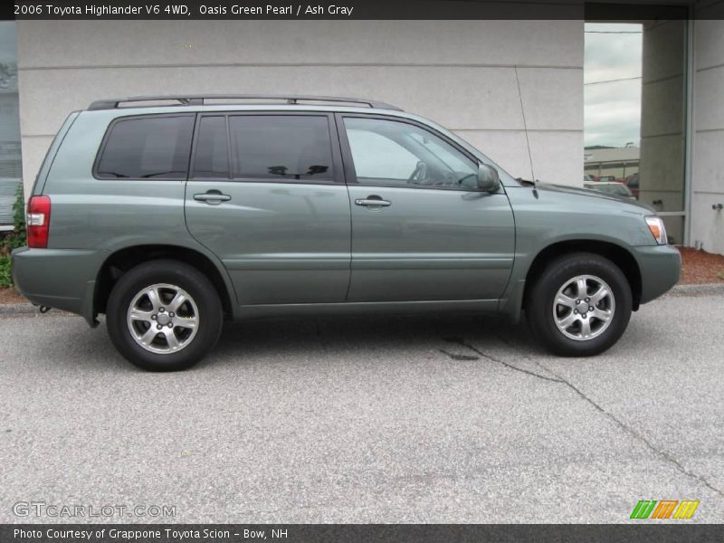 Oasis Green Pearl / Ash Gray 2006 Toyota Highlander V6 4WD