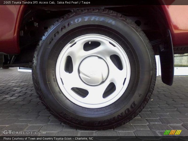 Salsa Red Pearl / Taupe 2005 Toyota Tundra SR5 Access Cab