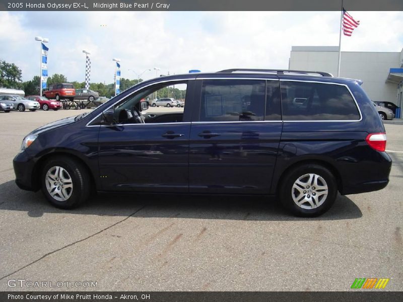 Midnight Blue Pearl / Gray 2005 Honda Odyssey EX-L