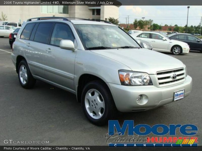 Millenium Silver Metallic / Ash Gray 2006 Toyota Highlander Limited 4WD