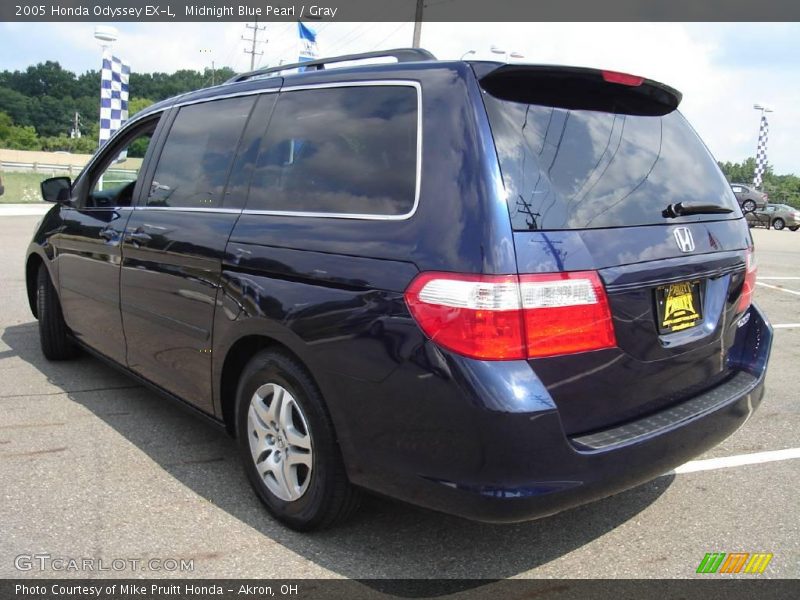 Midnight Blue Pearl / Gray 2005 Honda Odyssey EX-L