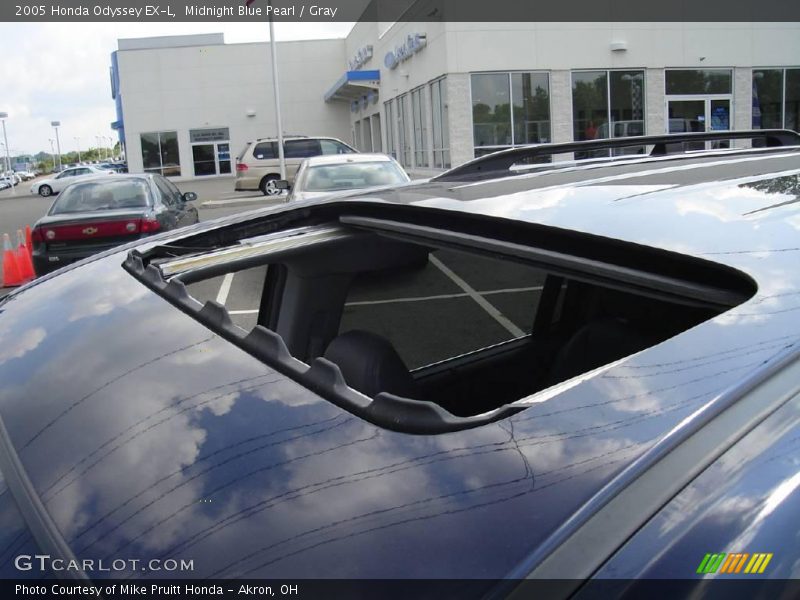Midnight Blue Pearl / Gray 2005 Honda Odyssey EX-L