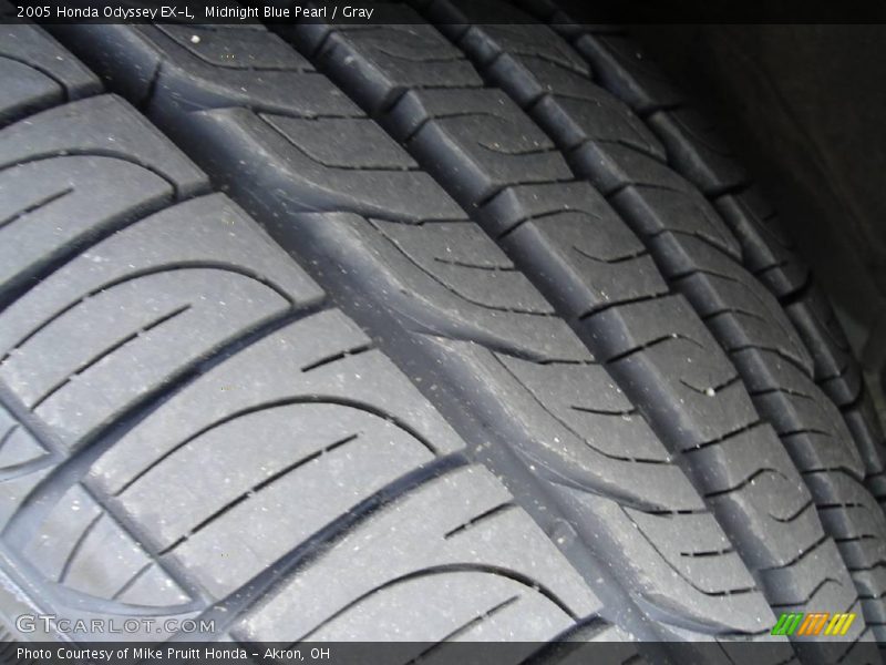 Midnight Blue Pearl / Gray 2005 Honda Odyssey EX-L